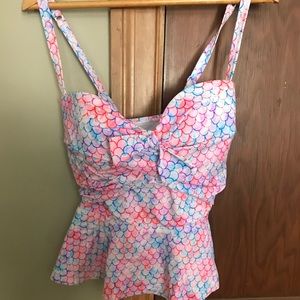 Mermaid midkini bathing suit